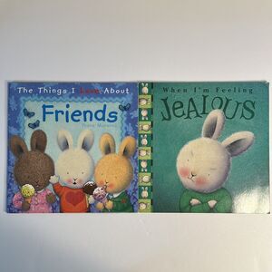 Set of Childrens Storybooks When Im Feeling Jealous Things I Love About Friends